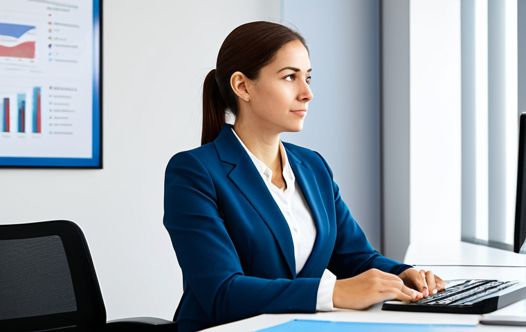 A professional woman, fully clothed in a modest business suit, seated attentively at a modern office desk. She is engaged in a feedback session with a professional colleague, also fully clothed in appropriate business attire. Her expression is thoughtful and open, reflecting a strong growth mindset and receptiveness to learning. The colleague's posture indicates supportive guidance, with a subtle gesture towards a report or screen. The background is a clean, well-lit contemporary office, designed for collaborative and professional work. Perfect anatomy, correct proportions, natural pose, well-formed hands, proper finger count. Professional photography, high-resolution, sharp focus, vibrant colors, safe for work, appropriate content, family-friendly.