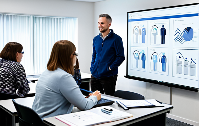 피드백 수용을 위한 적극적인 경청 기술 - Active Listening in a Professional Setting**

"A diverse group of professionals engaged in a meeting...