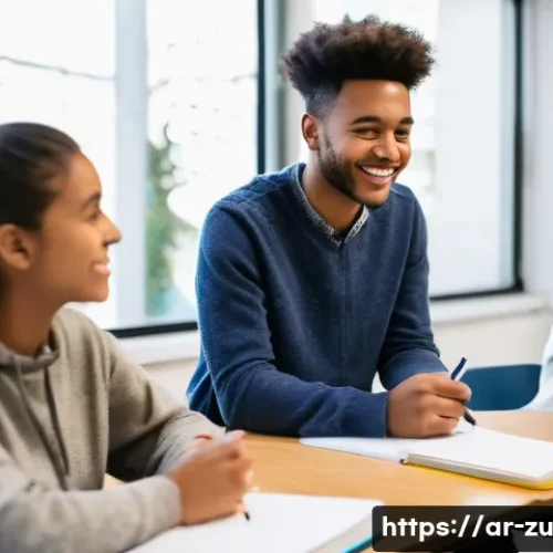 피드백 수용력 향상을 위한 워크숍 프로그램 - **Prompt:** A diverse group of young adults, aged late teens to early twenties, are seated in a brig...